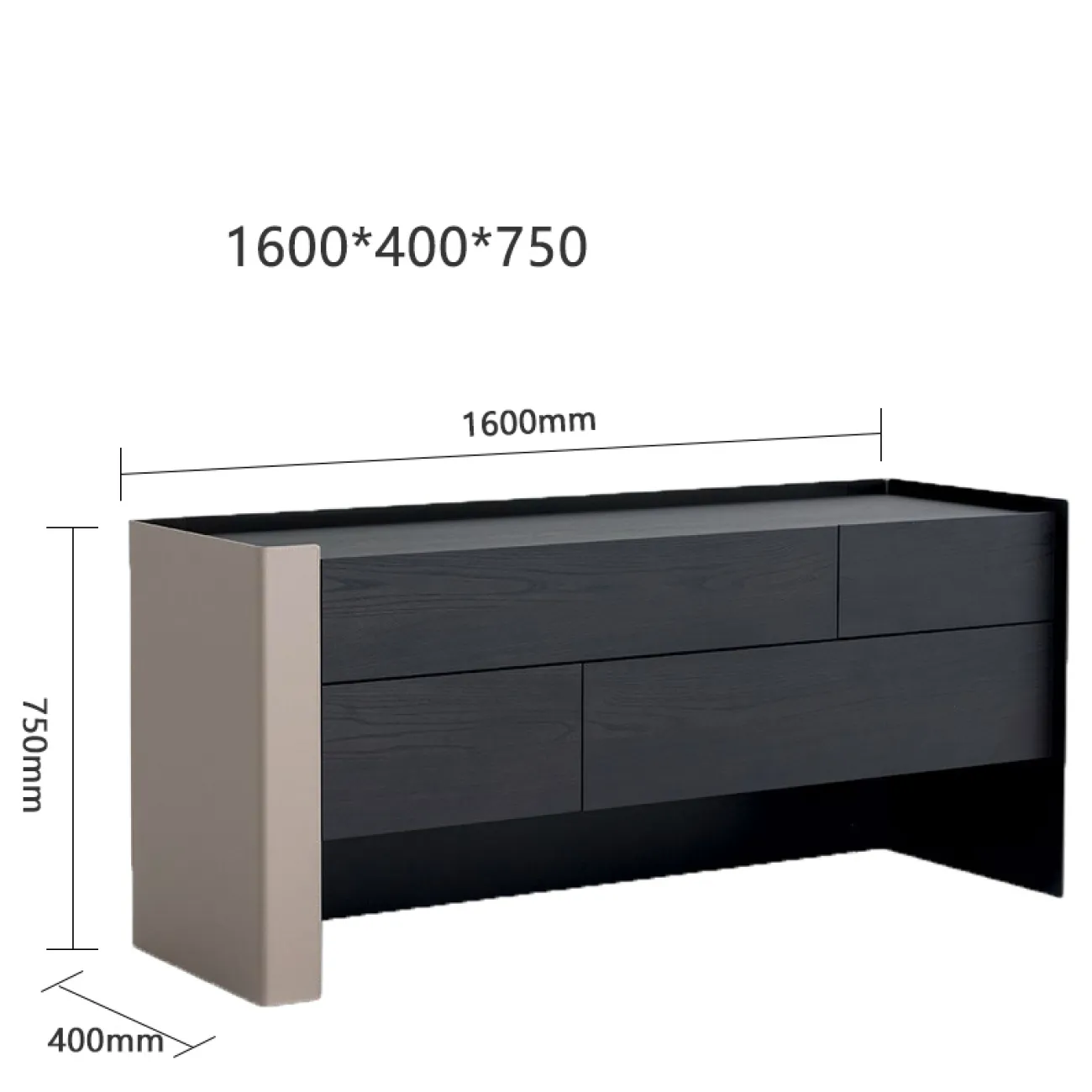 Дизайнерская прикроватная тумба LaLume-TT00119