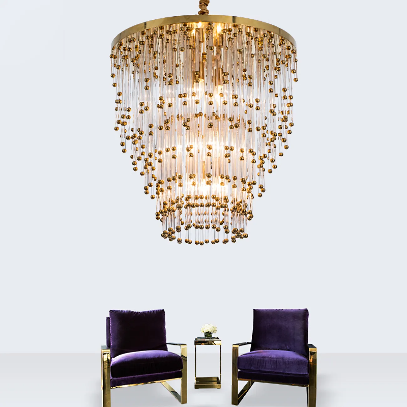 Подвесная люстра LUCIANO CHANDELIER D60 от ImperiumLoft