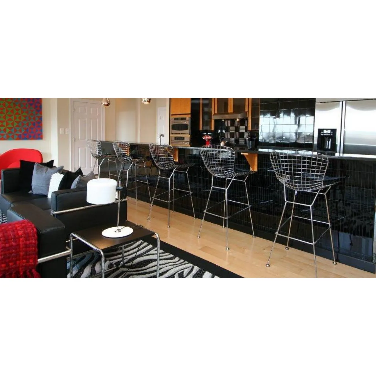 Барный стул Bertoia Barstool designed by Harry Bertoia		 in 1952 от LaLume