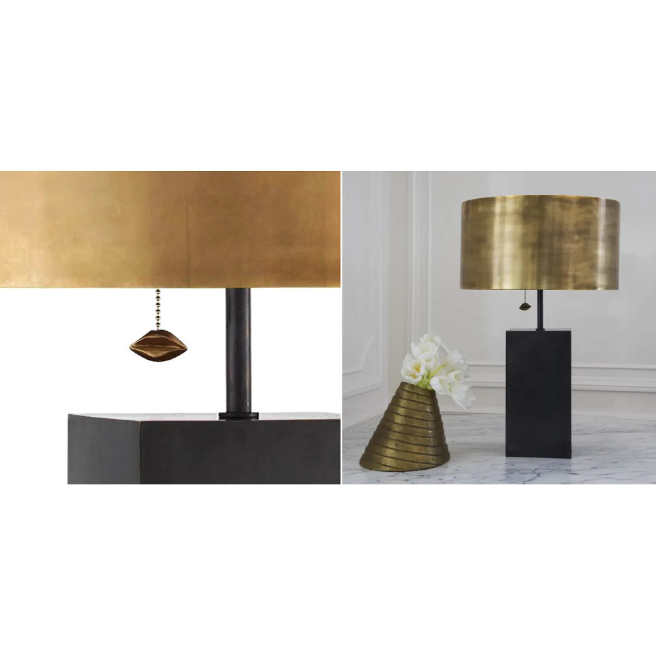 Настольная лампа Zuma Table Lamp Bronze designed by Kelly Wearstler от LaLume