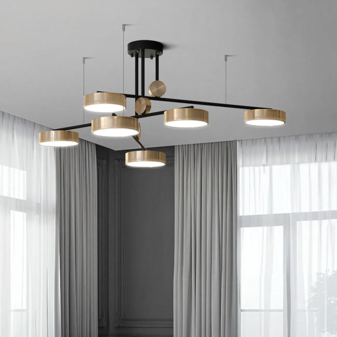 Люстра на штанге TECHNUM LED от ImperiumLoft