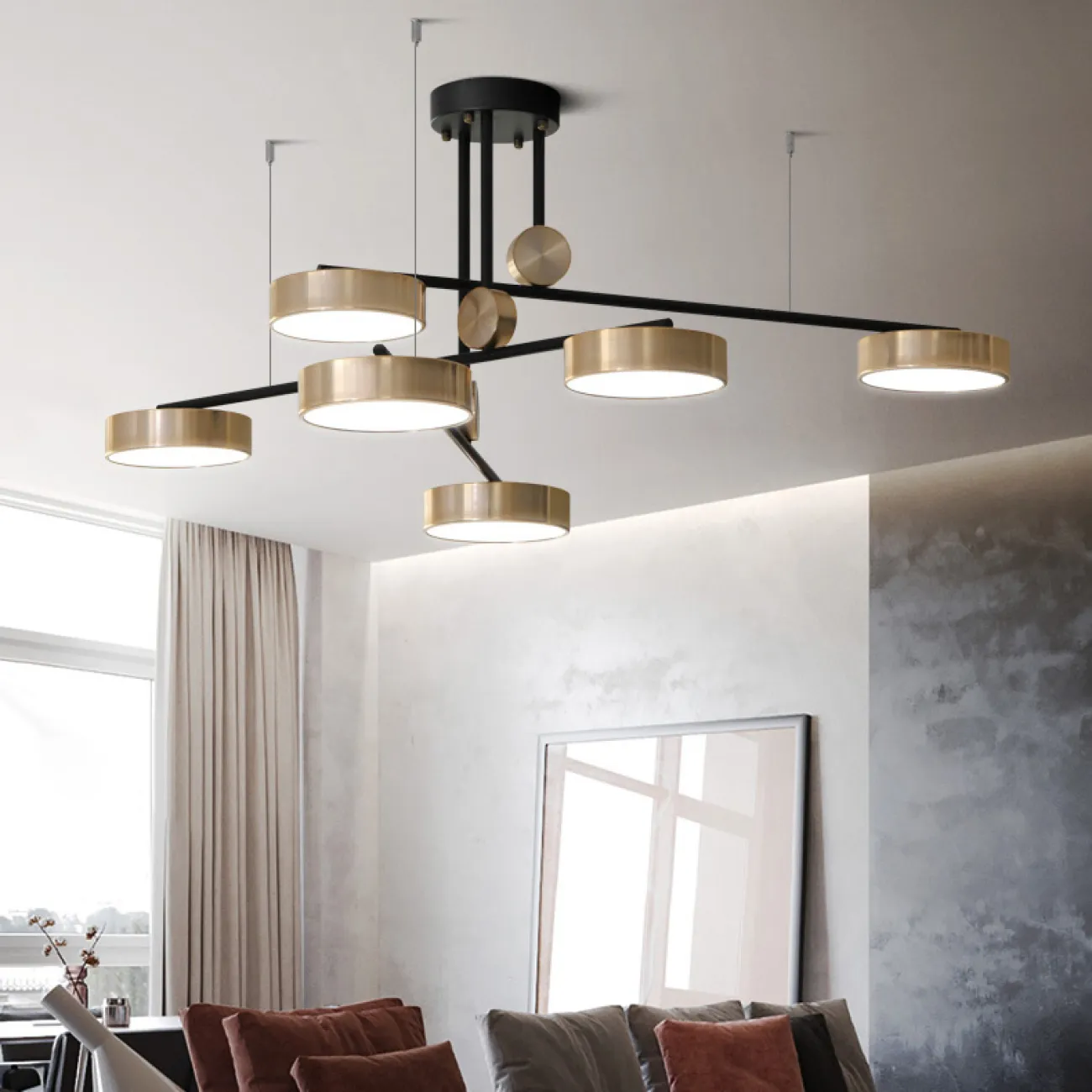 Люстра на штанге TECHNUM LED от ImperiumLoft