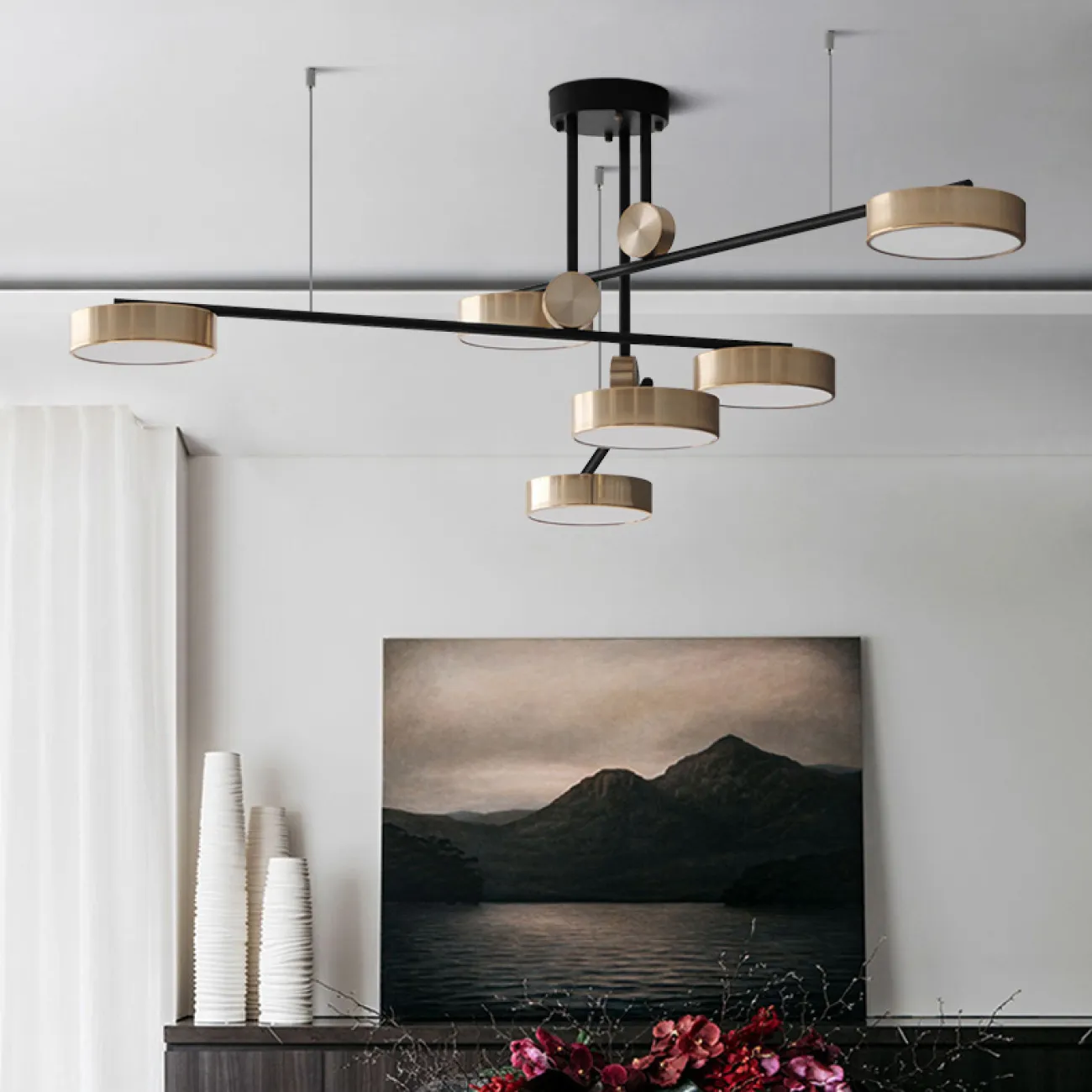 Люстра на штанге TECHNUM LED от ImperiumLoft