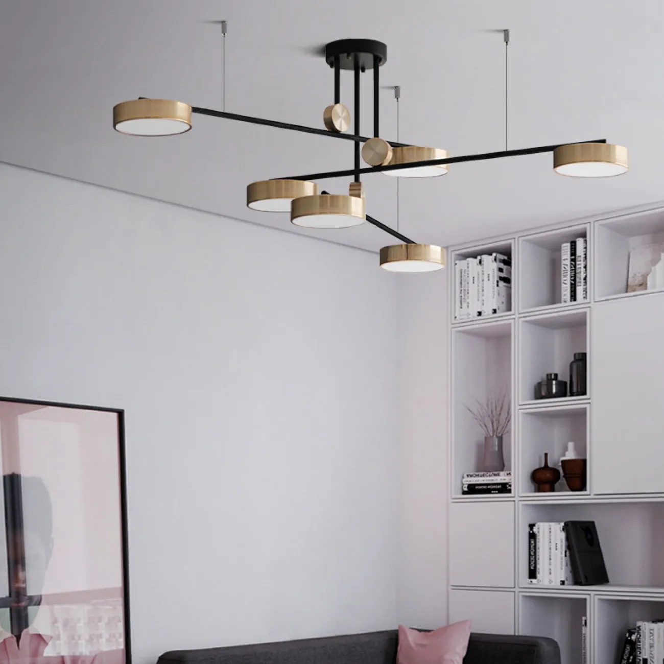 Люстра на штанге TECHNUM LED от ImperiumLoft