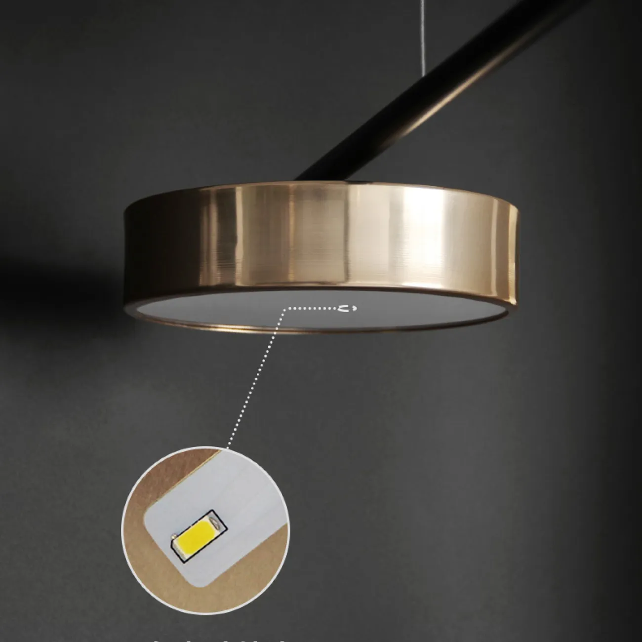 Люстра на штанге TECHNUM LED от ImperiumLoft