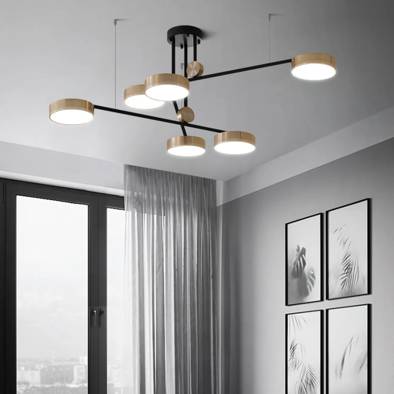 Люстра на штанге TECHNUM LED от ImperiumLoft