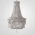 Люстра RH Anselme White Wood Large Chandelier