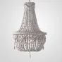 Люстра RH Anselme White Wood Large Chandelier от ImperiumLoft