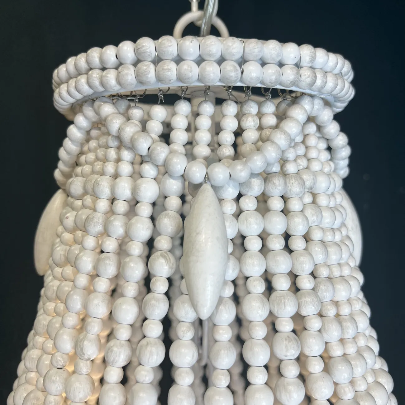 Люстра RH Anselme White Wood Large Chandelier от ImperiumLoft