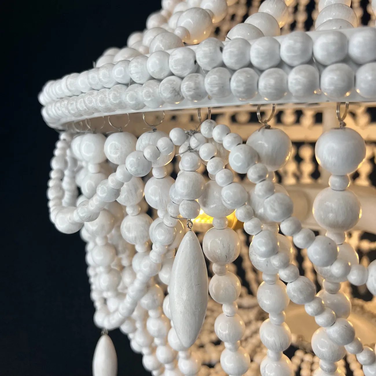 Люстра RH Anselme White Wood Large Chandelier от ImperiumLoft