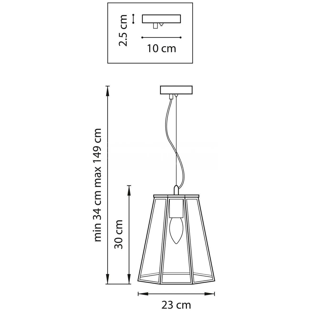 Подвесной светильник CANDA от ImperiumLoft