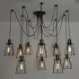 Люстра Loft Industrial 10 wire Cage Filament Pendant от LaLume