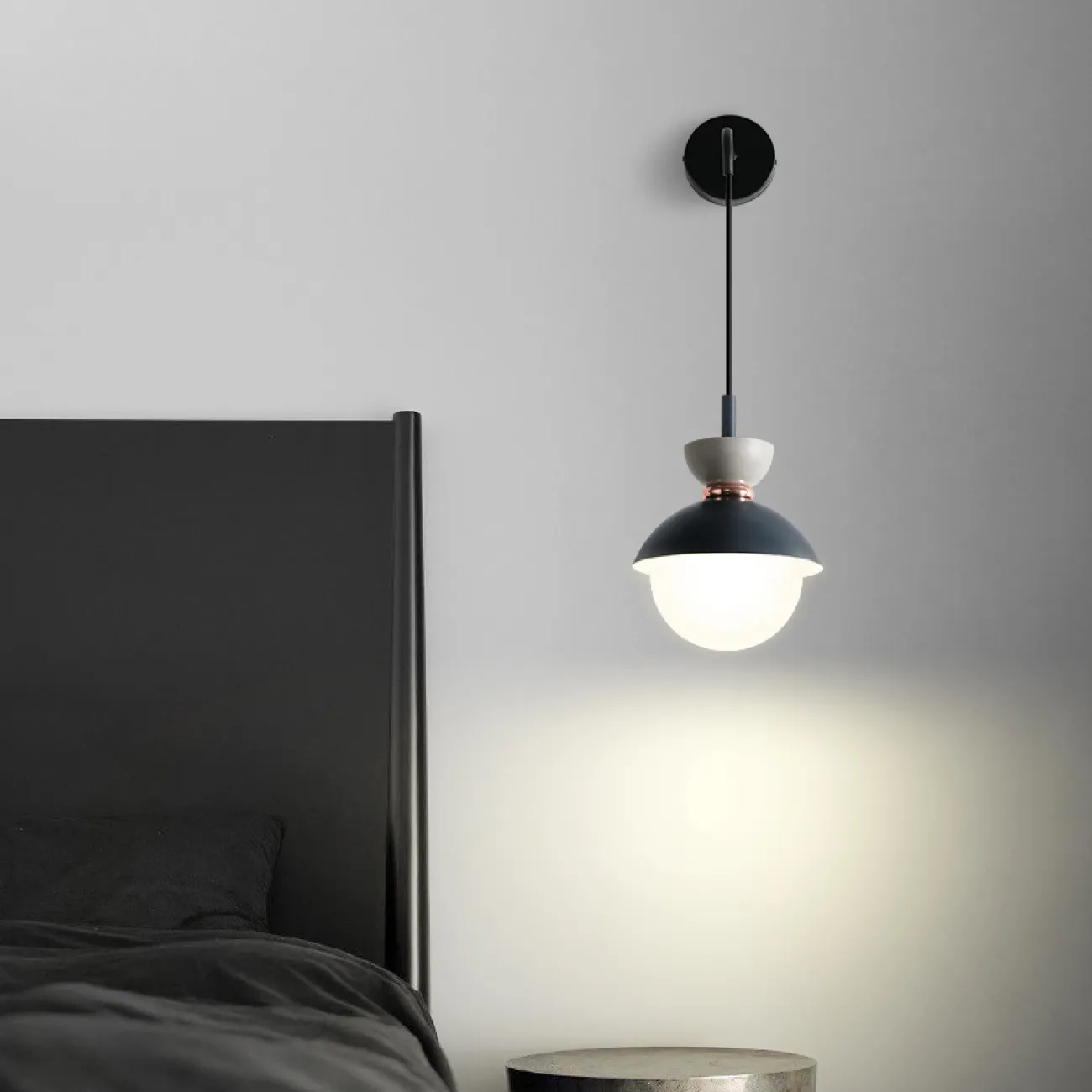 Настенный светильник POMPON WALL Grey Blue от ImperiumLoft