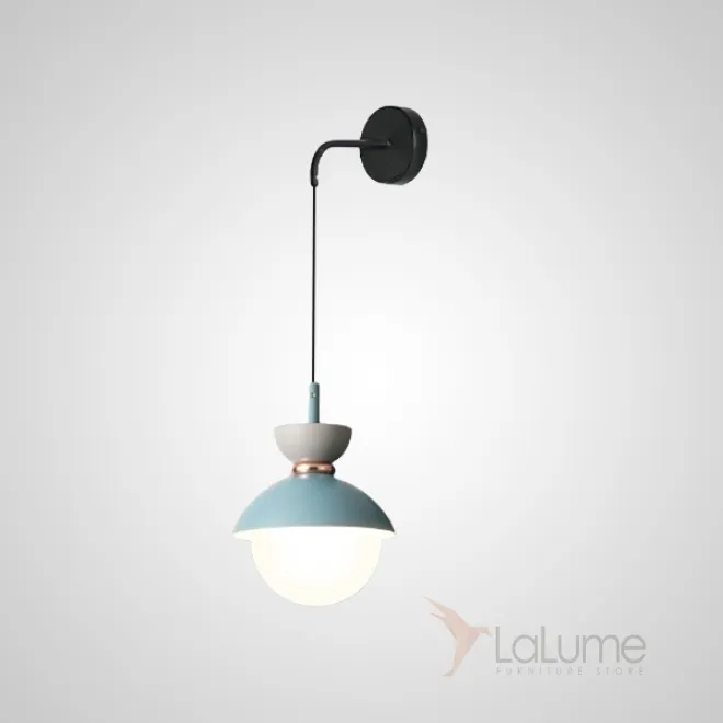 Настенный светильник POMPON WALL Grey Blue от ImperiumLoft Настенный светильник POMPON WALL Grey Blue от ImperiumLoft