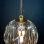 Подвесной светильник RH Boule De Cristal Single Rod Pendant Brass от ImperiumLoft