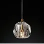 Подвесной светильник RH Boule De Cristal Single Rod Pendant Brass от ImperiumLoft