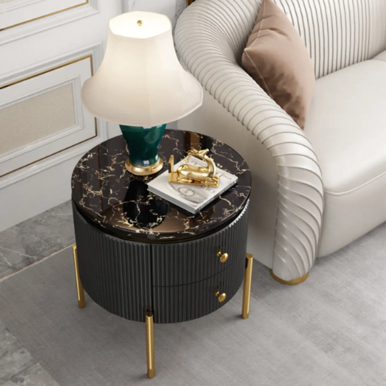 Дизайнерская прикроватная тумба LaLume-TT00112