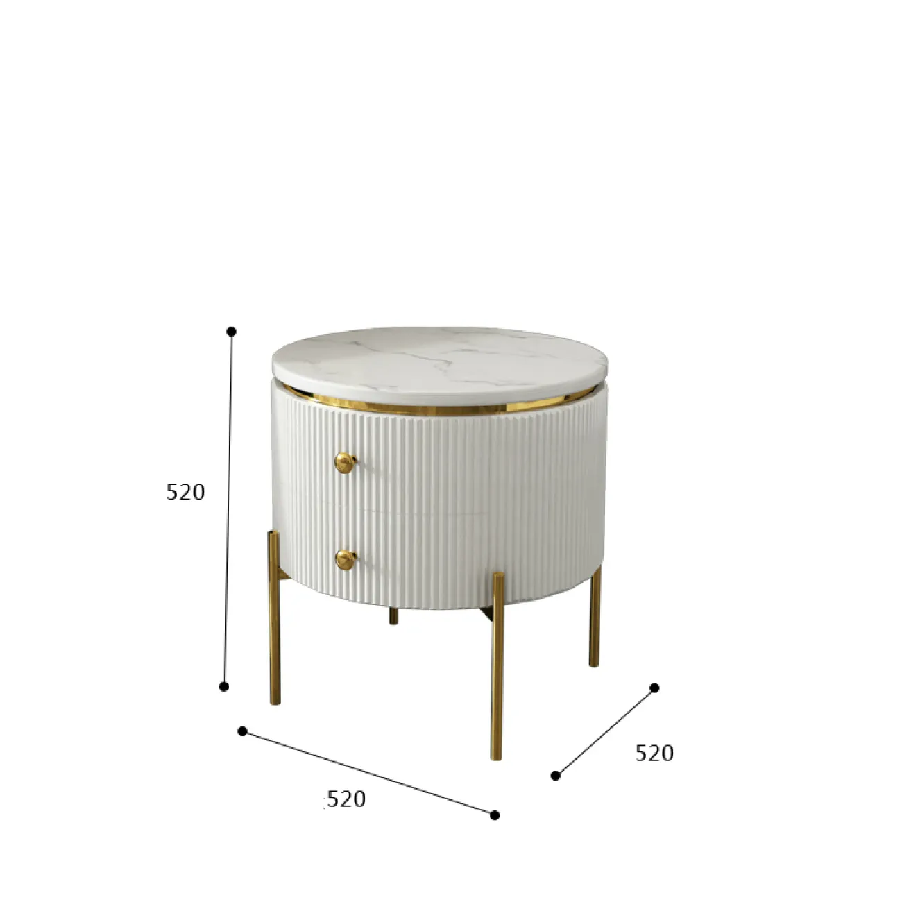 Дизайнерская прикроватная тумба LaLume-TT00112