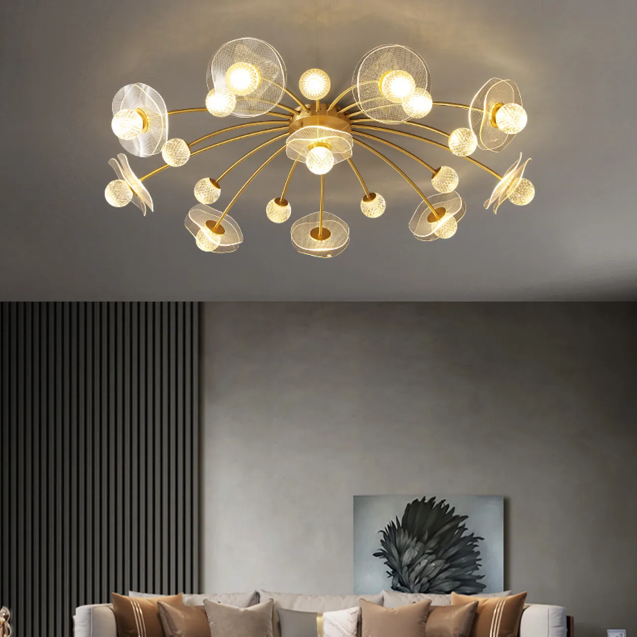 Потолочная люстра FREDRIKA D95 от ImperiumLoft