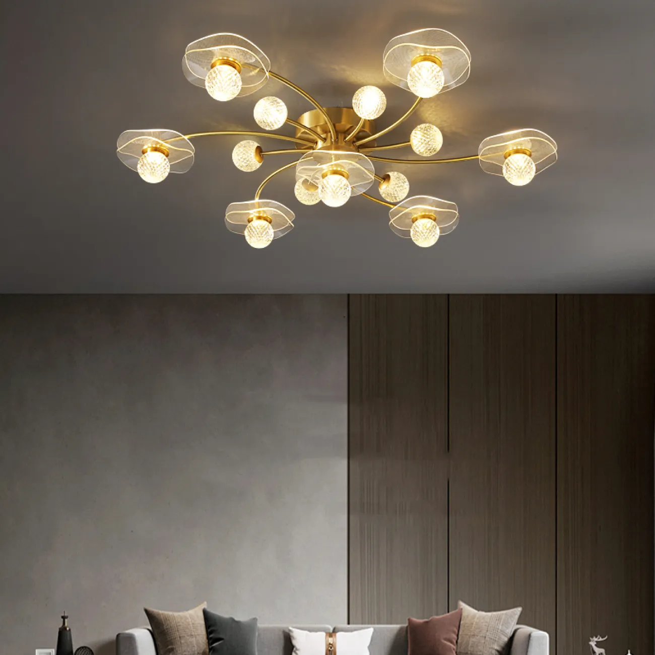 Потолочная люстра FREDRIKA D95 от ImperiumLoft