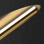  Латунный настенный светильник овальной формы AMULET H45 Brass