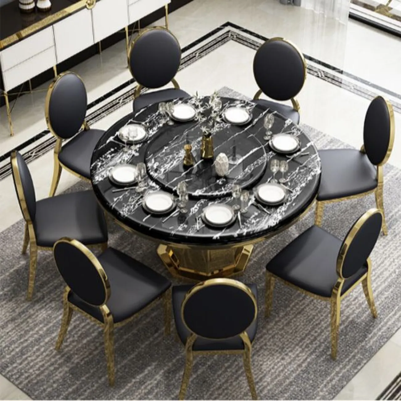 Дизайнерский обеденный стол LaLume-AZ00290