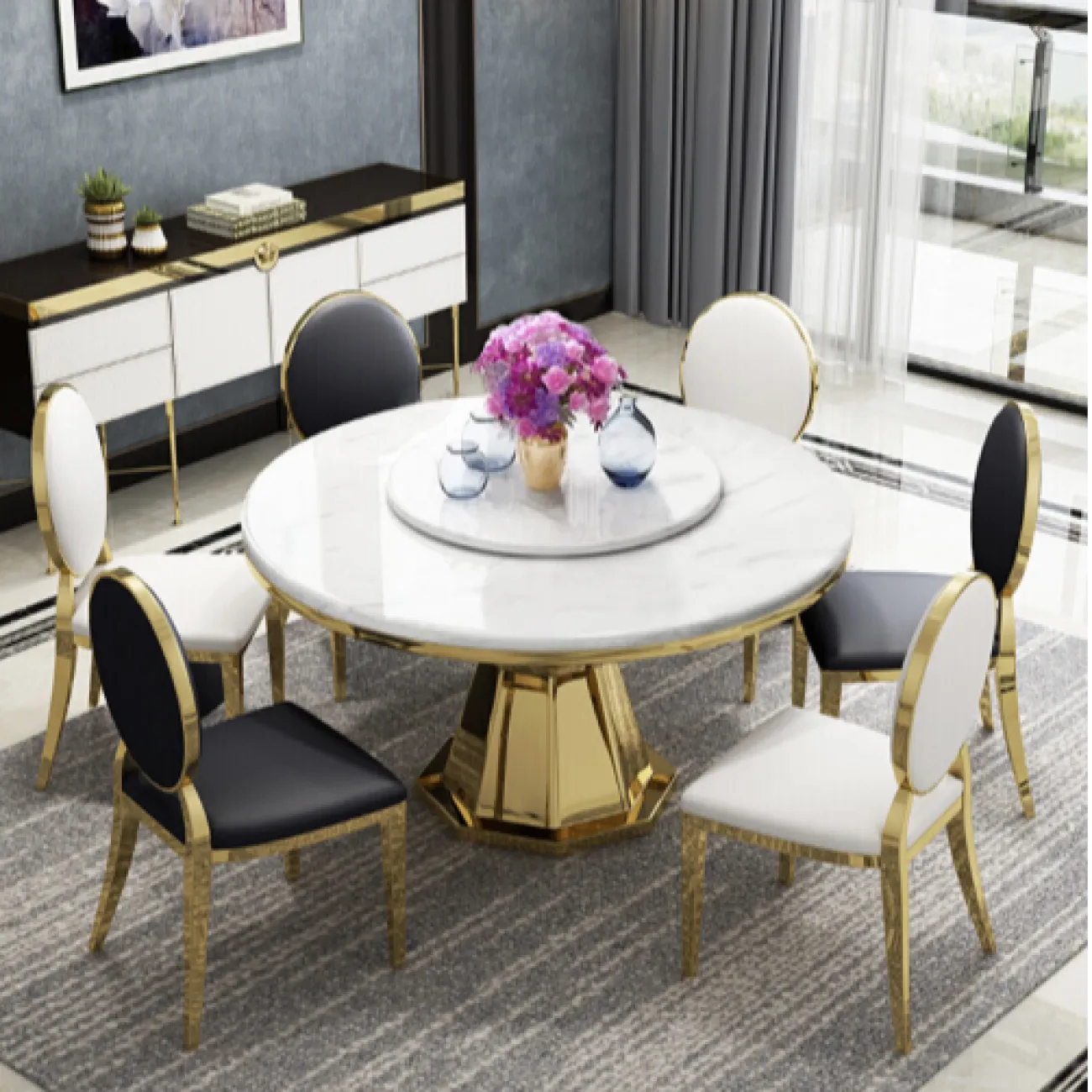 Дизайнерский обеденный стол LaLume-AZ00290