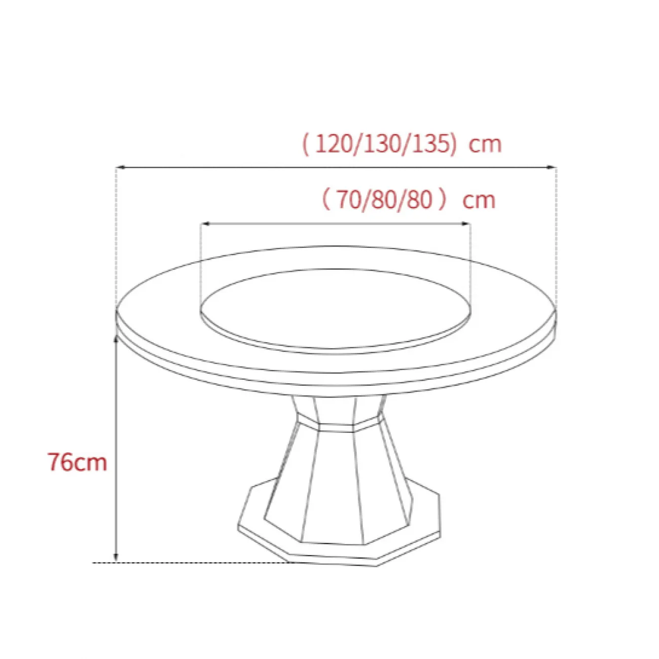 Дизайнерский обеденный стол LaLume-AZ00290