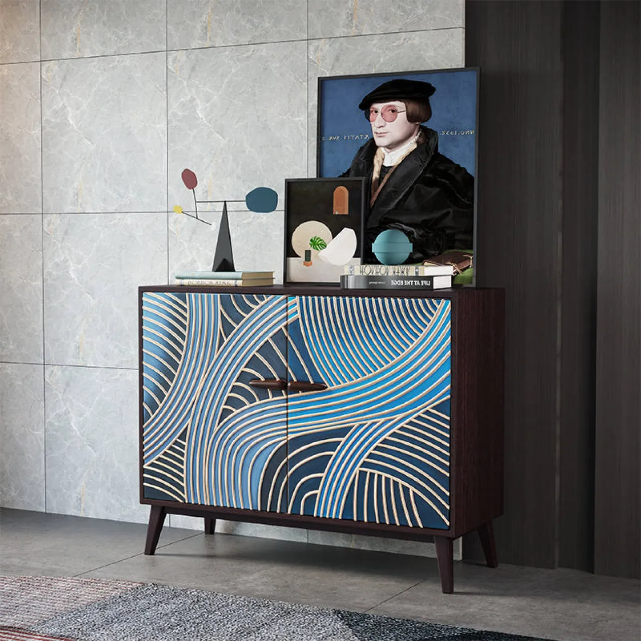 Дизайнерский комод - LaLume-LK00113