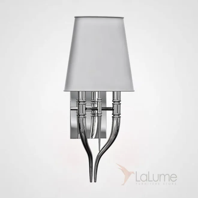 Настенный светильник Crystal Light Brunilde Ipe Cavalli H52 Silver/Gray от ImperiumLoft Настенный светильник Crystal Light Brunilde Ipe Cavalli H52 Silver/Gray от ImperiumLoft