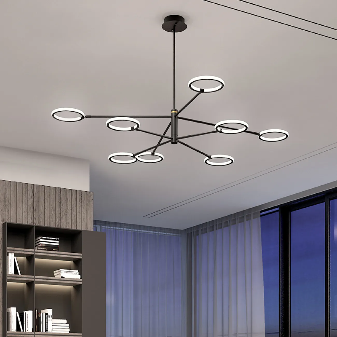 Люстра на штанге RINGLETS от ImperiumLoft Люстра на штанге RINGLETS от ImperiumLoft