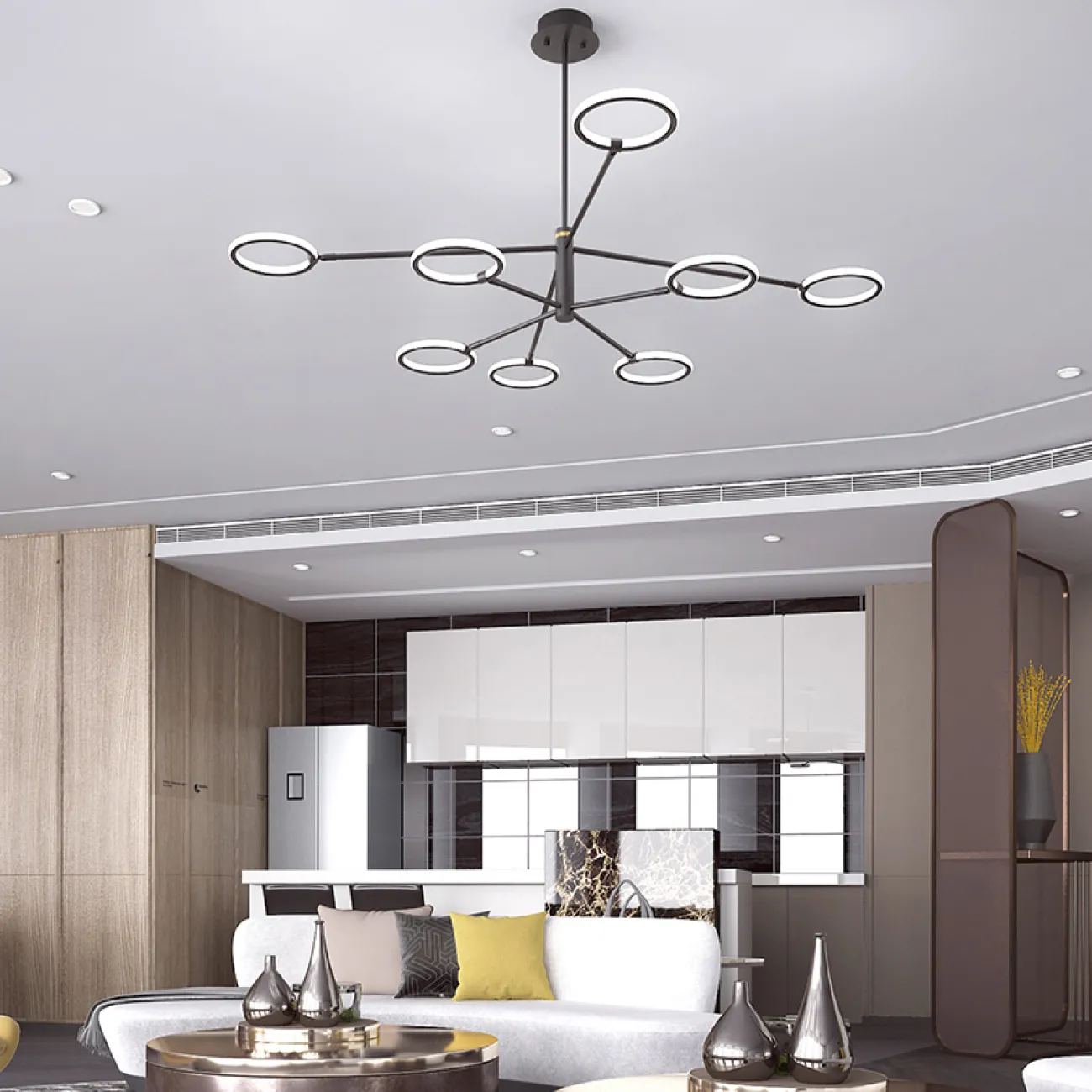 Люстра на штанге RINGLETS от ImperiumLoft Люстра на штанге RINGLETS от ImperiumLoft