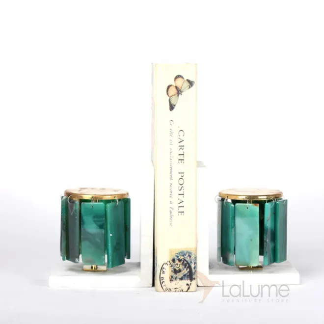 Держатель для книг Agate Slices от LaLume Держатель для книг Agate Slices от LaLume