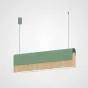 РЕЕЧНЫЙ ПОДВЕСНОЙ СВЕТИЛЬНИК BOOK 3 L60 Green от ImperiumLoft