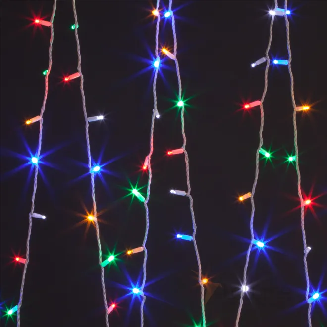 Мерцающая Цветная Гирлянда для улицы Мерцающая Цветная Гирлянда для улицы