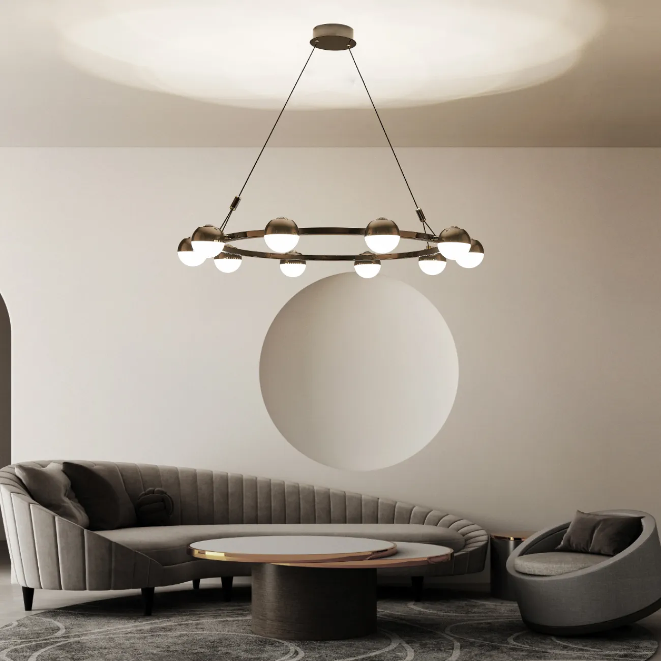 Подвесная люстра BARCELONA D100 от ImperiumLoft