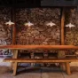 Готовая комбинация подвесных светильников с купольными абажурами из желтой и серой керамики SANTERI COMBO L80 Grey