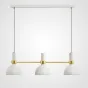 ПОДВЕСНОЙ СВЕТИЛЬНИК LARRY PENDANT 3L BLACK/BRUSHED BRASS от ImperiumLoft