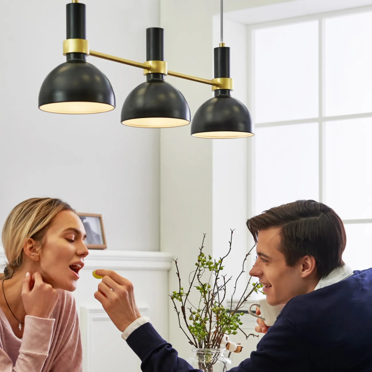 ПОДВЕСНОЙ СВЕТИЛЬНИК LARRY PENDANT 3L BLACK/BRUSHED BRASS от ImperiumLoft ПОДВЕСНОЙ СВЕТИЛЬНИК LARRY PENDANT 3L BLACK/BRUSHED BRASS от ImperiumLoft