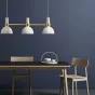 ПОДВЕСНОЙ СВЕТИЛЬНИК LARRY PENDANT 3L BLACK/BRUSHED BRASS от ImperiumLoft