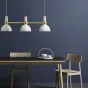 ПОДВЕСНОЙ СВЕТИЛЬНИК LARRY PENDANT 3L BLACK/BRUSHED BRASS от ImperiumLoft