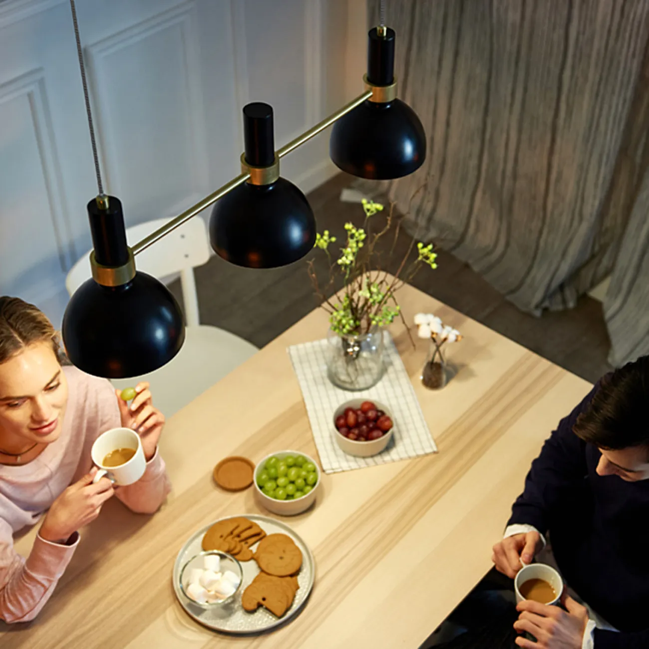 ПОДВЕСНОЙ СВЕТИЛЬНИК LARRY PENDANT 3L BLACK/BRUSHED BRASS от ImperiumLoft ПОДВЕСНОЙ СВЕТИЛЬНИК LARRY PENDANT 3L BLACK/BRUSHED BRASS от ImperiumLoft