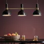 ПОДВЕСНОЙ СВЕТИЛЬНИК LARRY PENDANT 3L BLACK/BRUSHED BRASS от ImperiumLoft