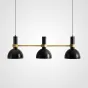 ПОДВЕСНОЙ СВЕТИЛЬНИК LARRY PENDANT 3L BLACK/BRUSHED BRASS от ImperiumLoft
