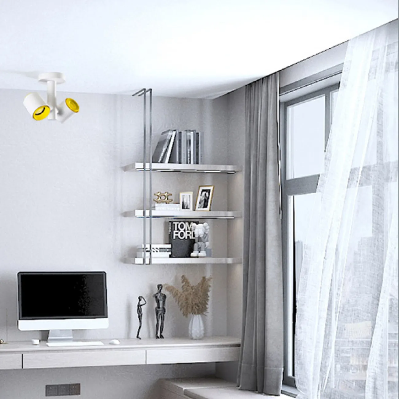 Точечный светильник RESTON PLANK L2 3000 К от ImperiumLoft