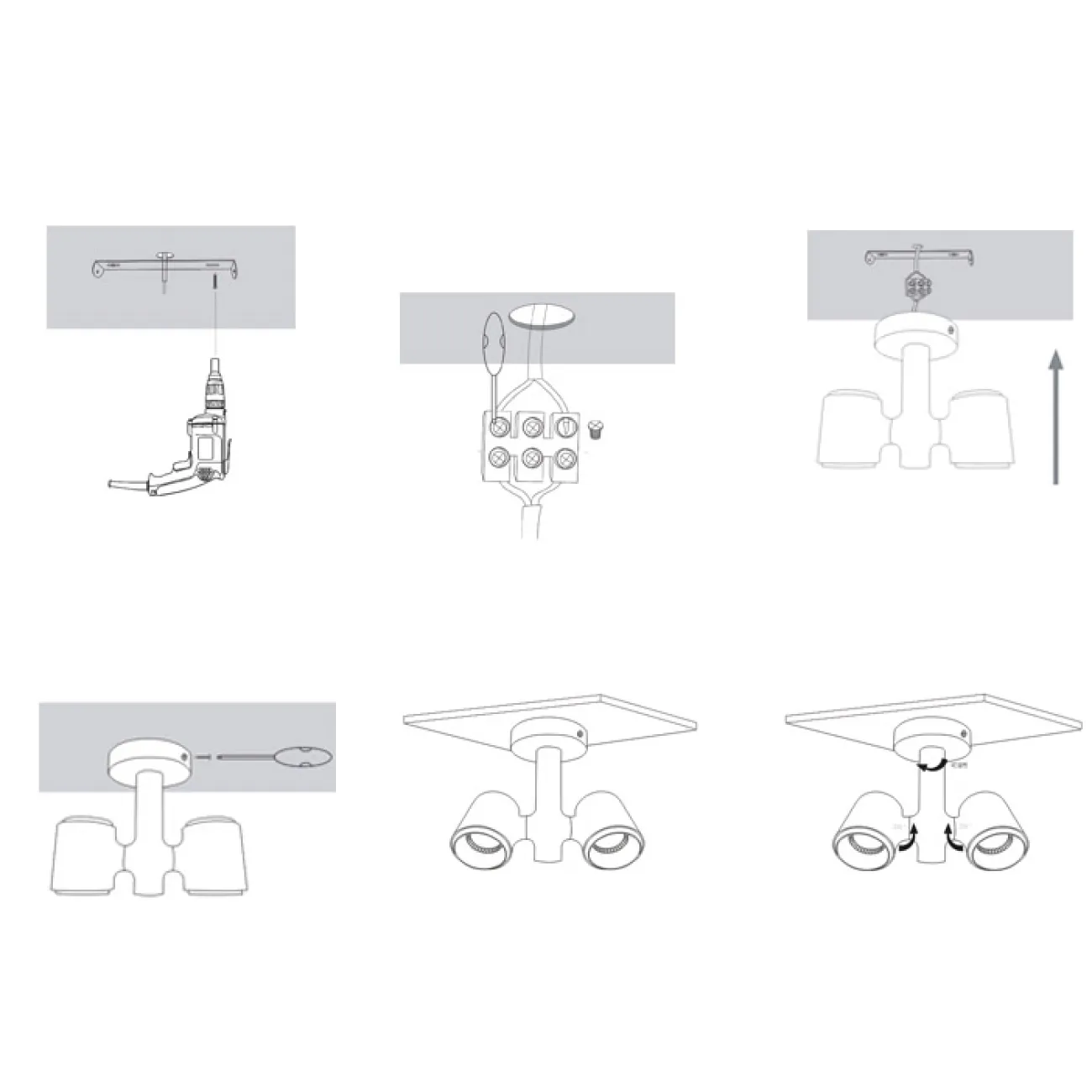 Точечный светильник RESTON PLANK L2 3000 К от ImperiumLoft
