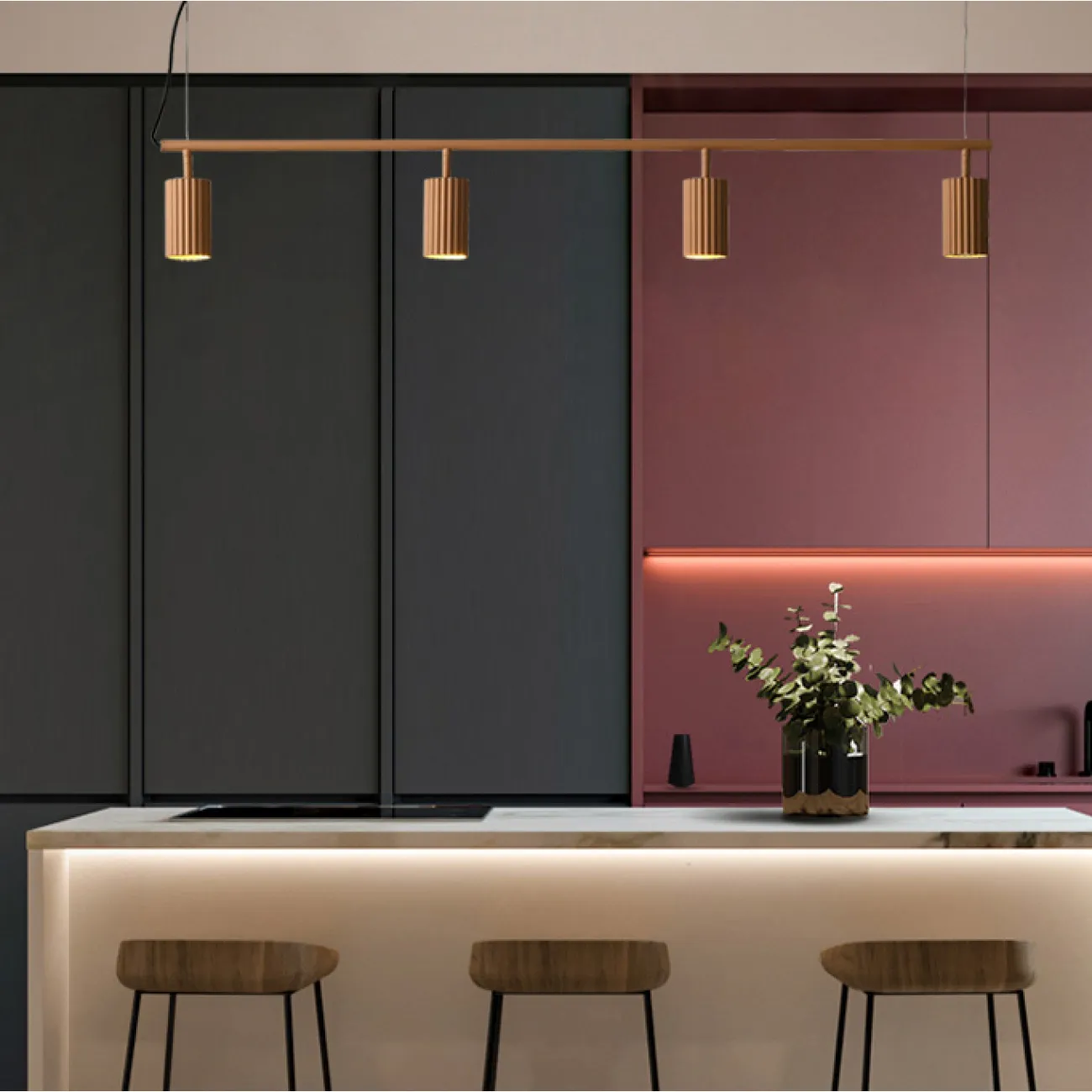 Подвесной светильник MAISY LONG Black от ImperiumLoft