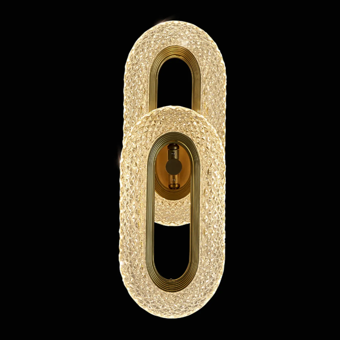 Серия настенных светодиодных светильников с кольцевидными плафонами с панцирной поверхностью KEZIA B WALL L2