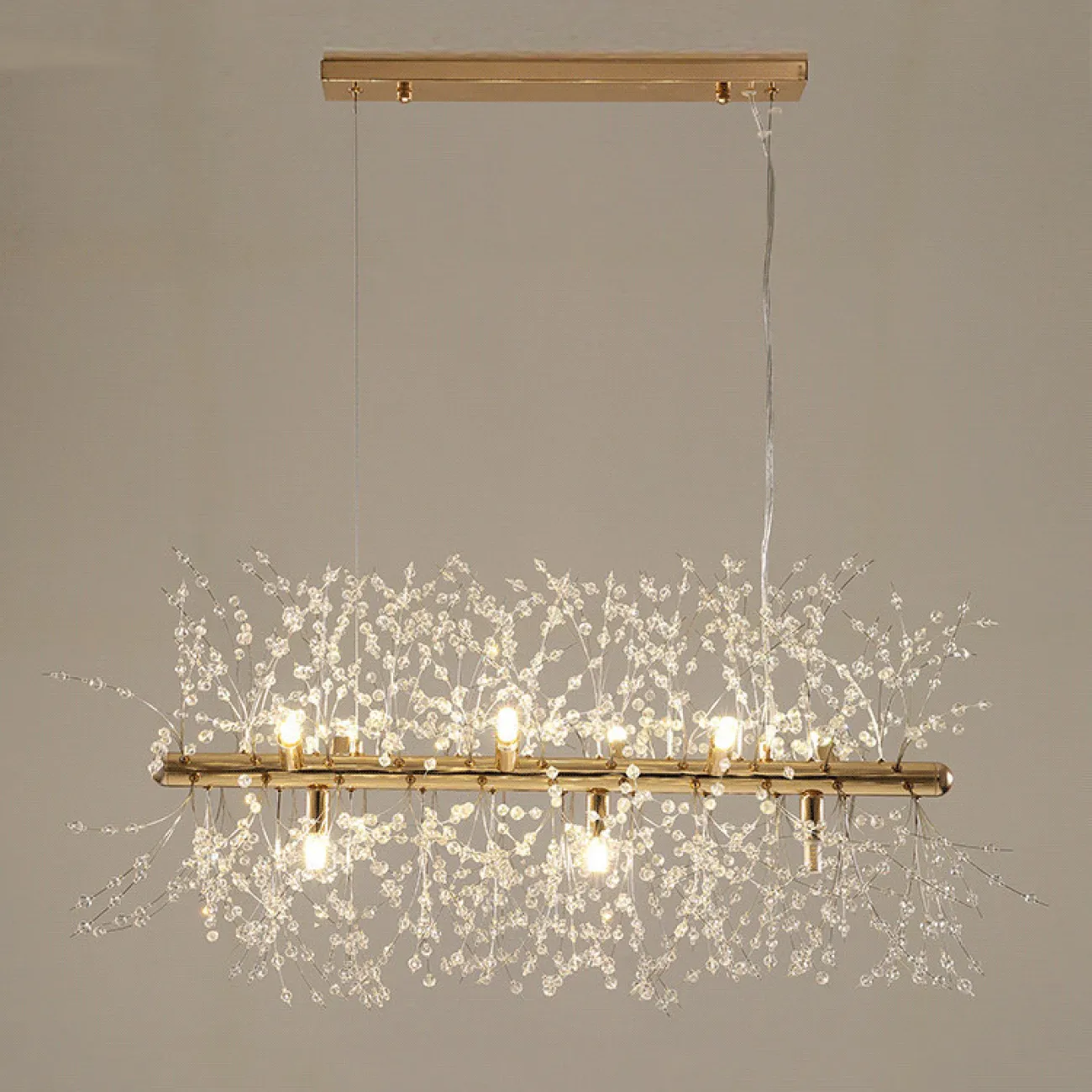 Потолочный светильник ROSALIA LONG L92 Brass от ImperiumLoft