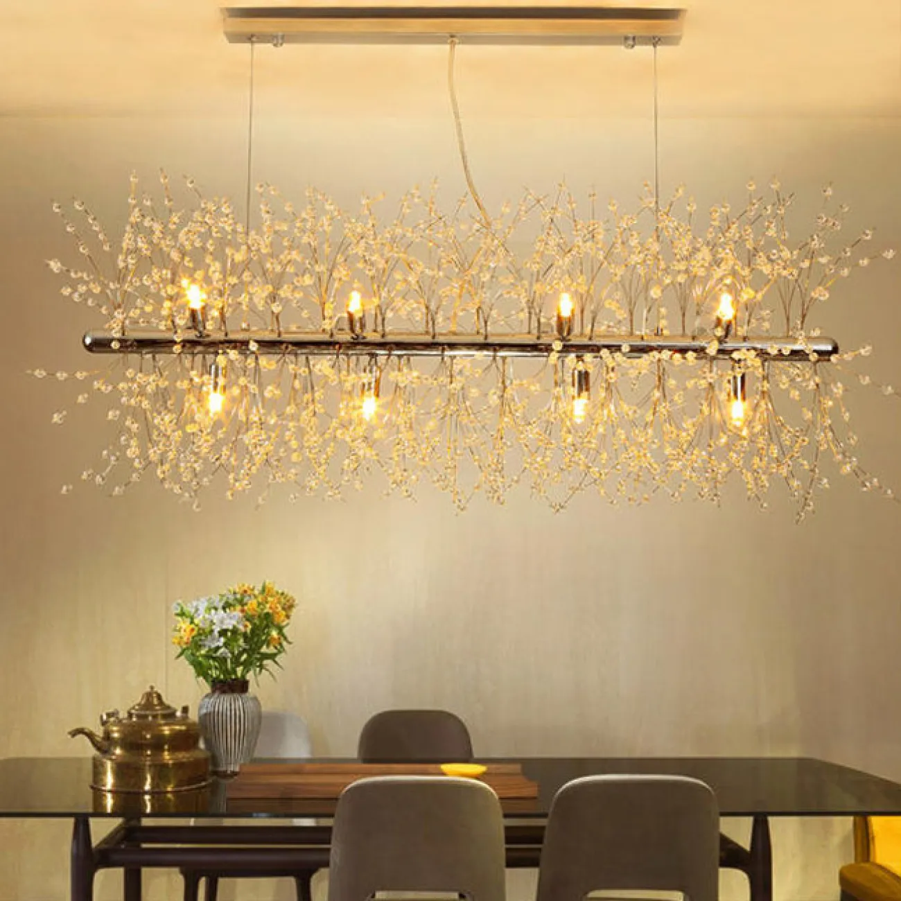 Потолочный светильник ROSALIA LONG L92 Brass от ImperiumLoft